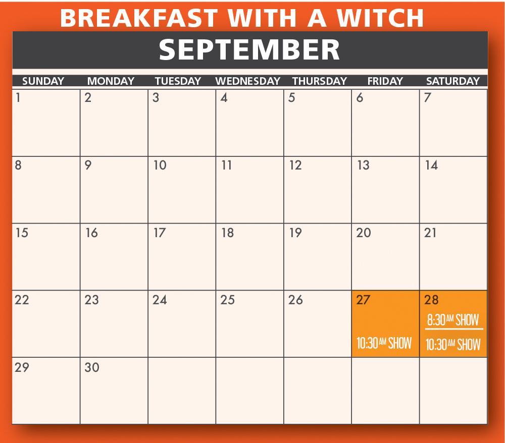 breakfast with a witch september 2019 calendar breakfast with a witch september 2019 calendar