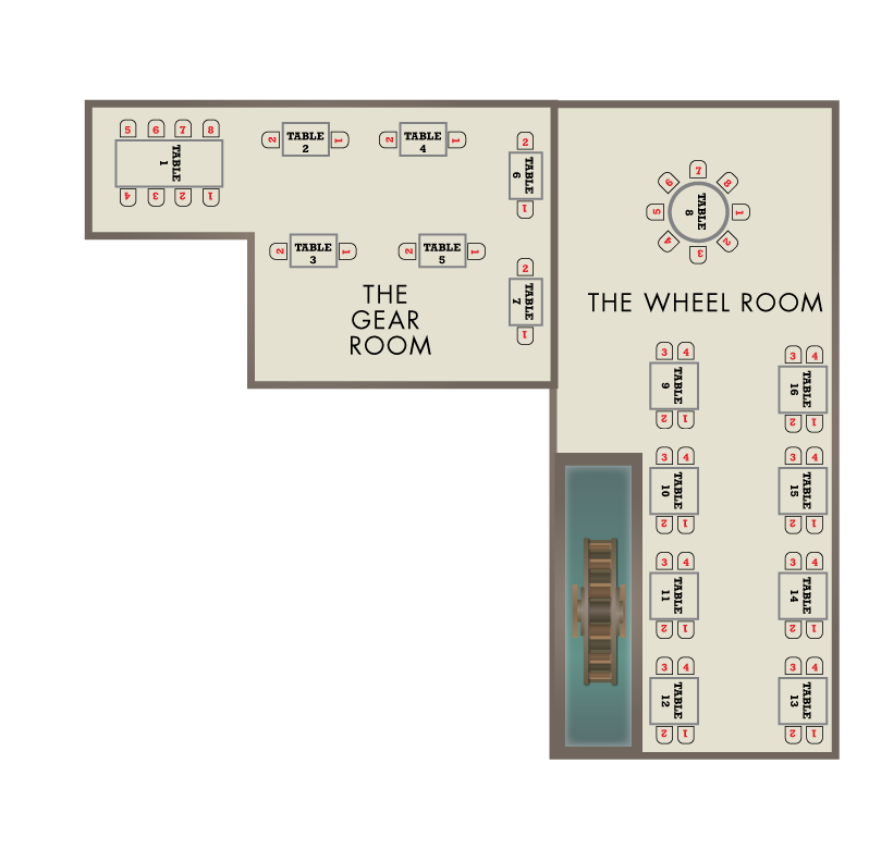 Wheel Room and Gear Room